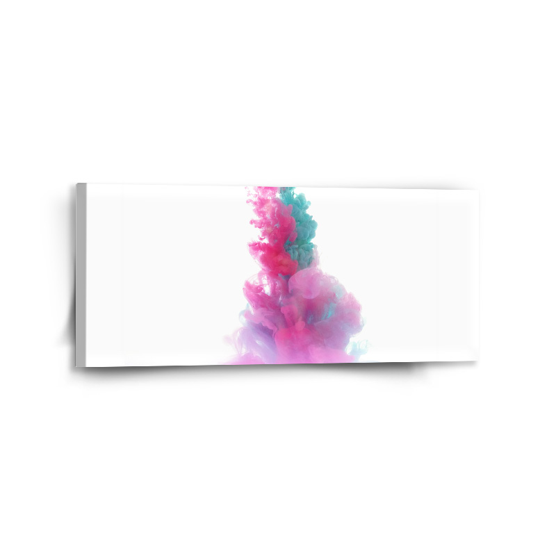 Sablio Obraz Barevný kouř - 110x50 cm