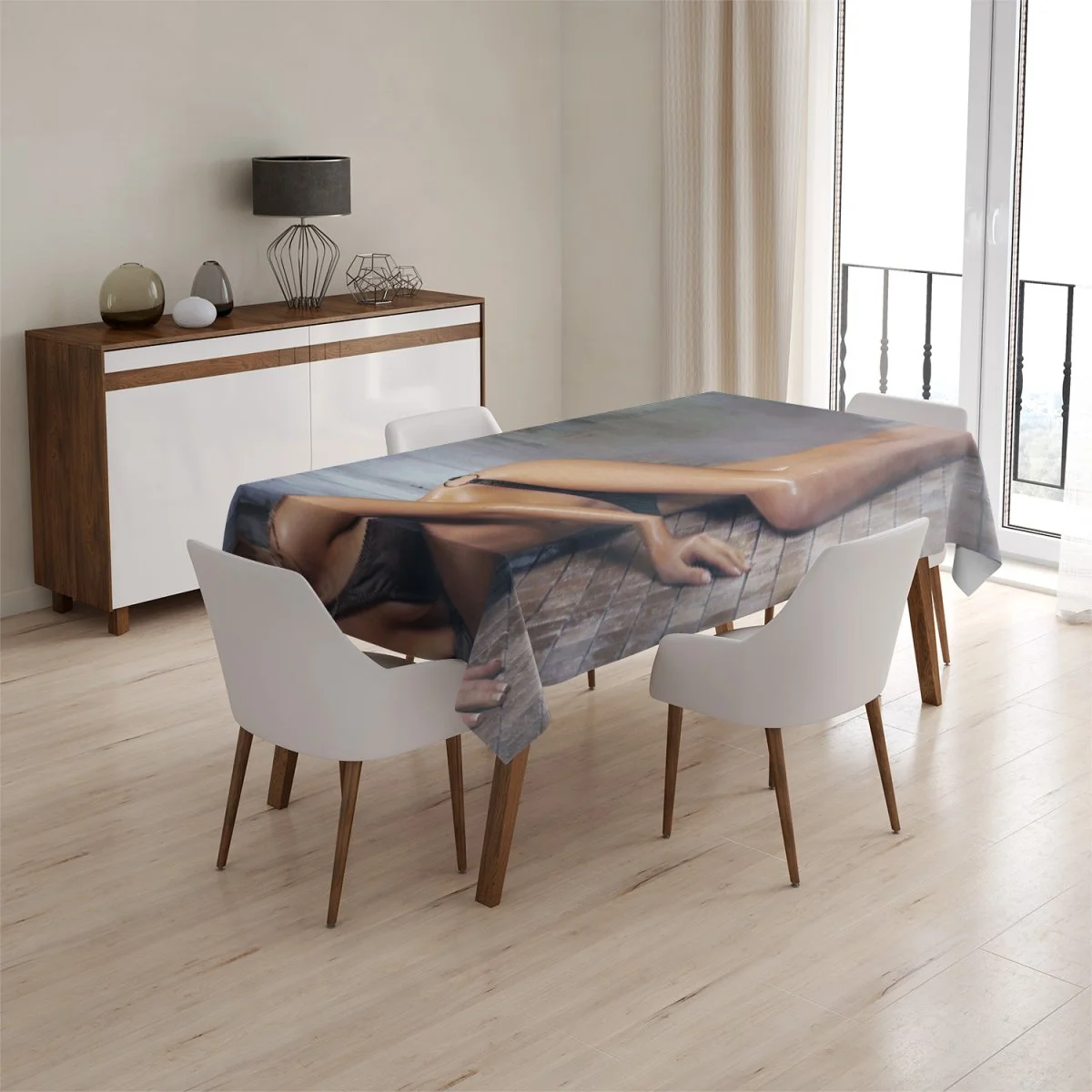 Ubrus Sexy žena - 145x240 cm