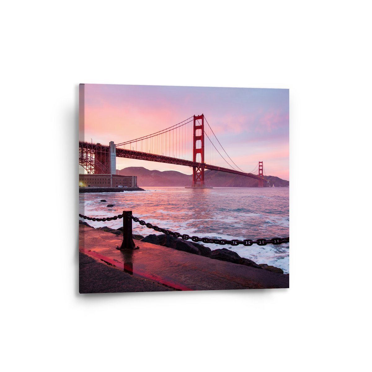 Sablio Obraz Golden Gate - 50x50 cm