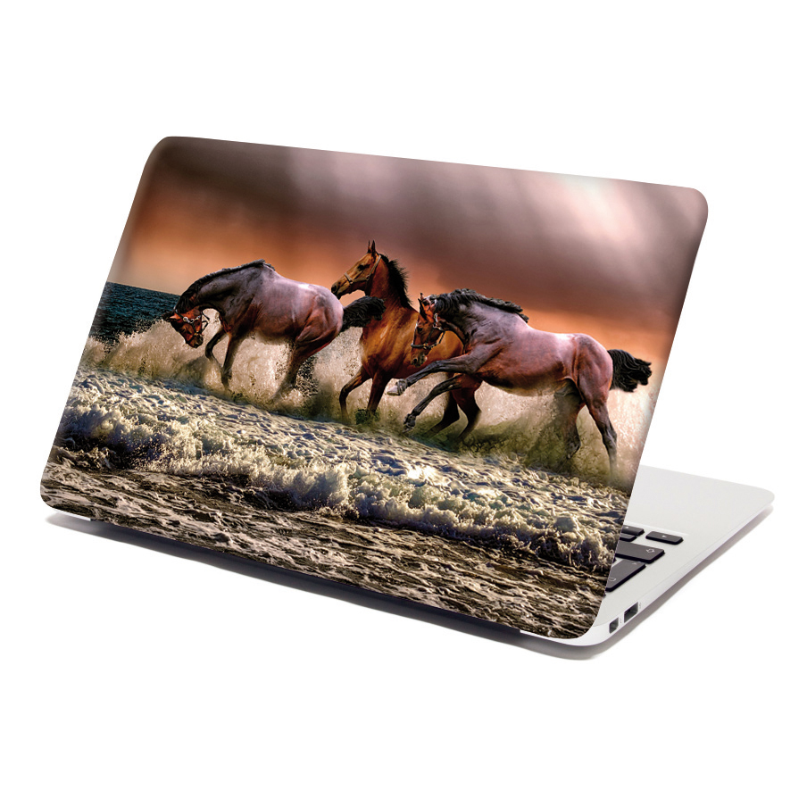 Sablio Samolepka na notebook Koně ve vodě - 29x20 cm