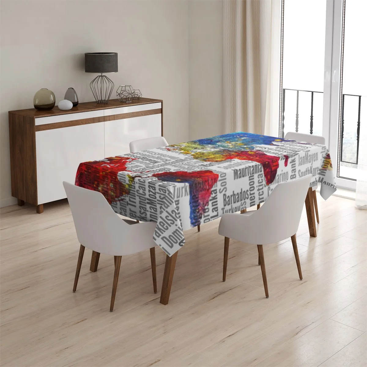 Ubrus Jména států - 130x170 cm