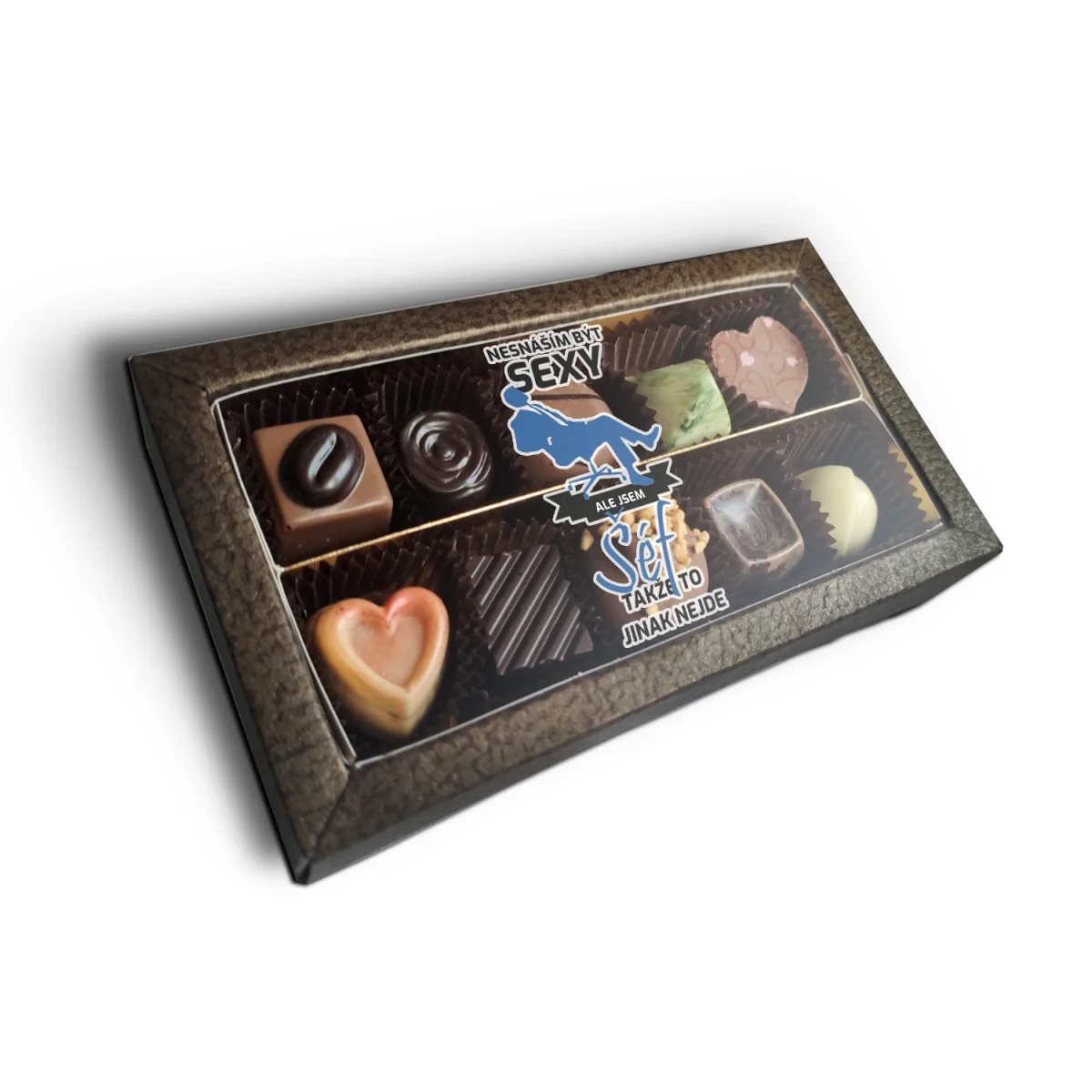 Sablio Pralinky Nesnáším být sexy, ale jsem šéf - 10 ks pralinek