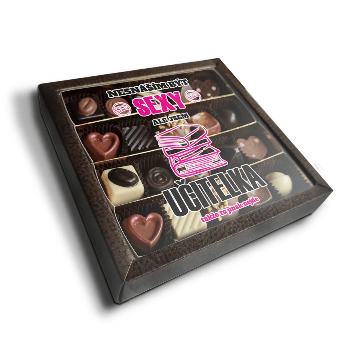 Sablio Pralinky Nesnáším být sexy, ale jsem učitelka - 20 ks pralinek