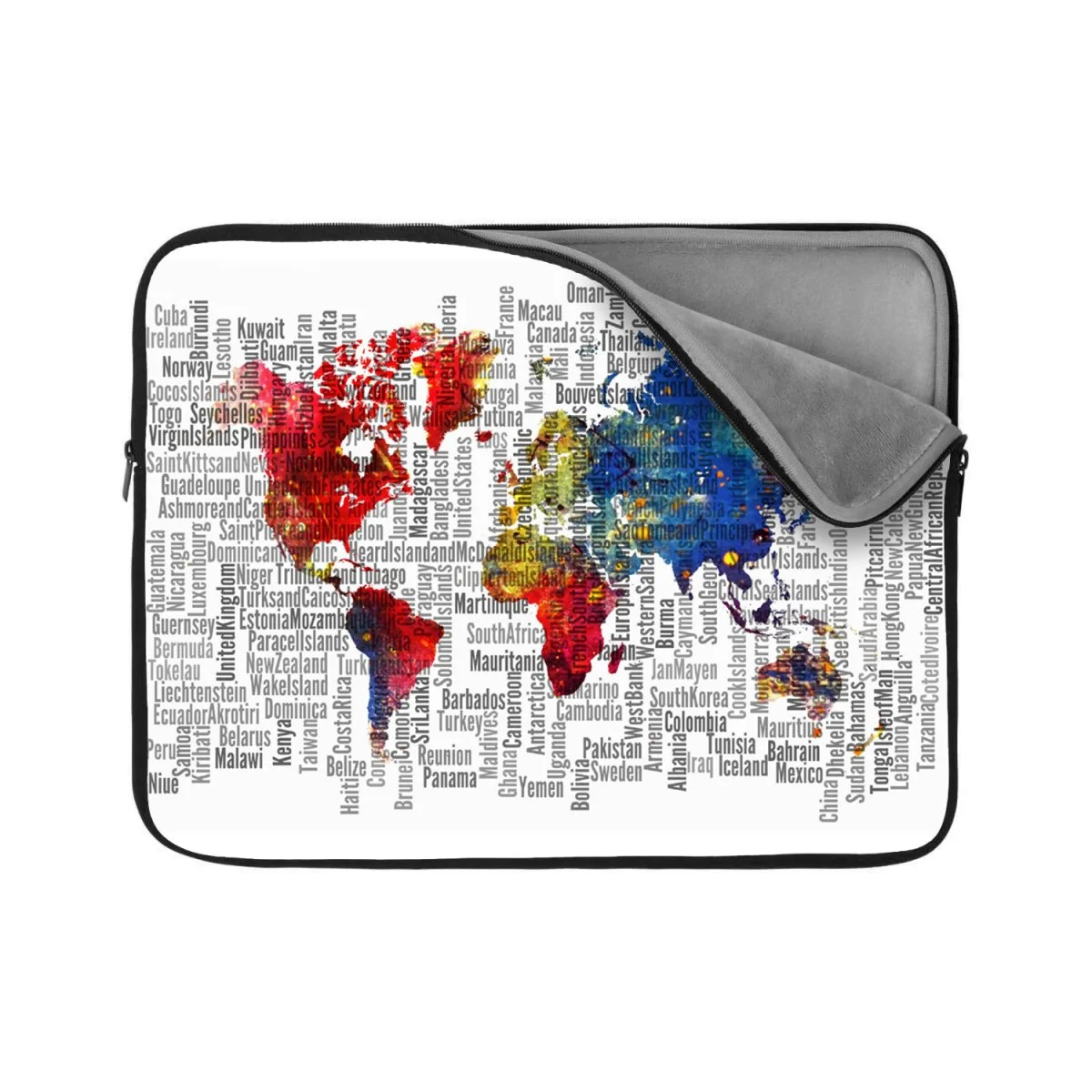 Obal na notebook Jména států - 17"