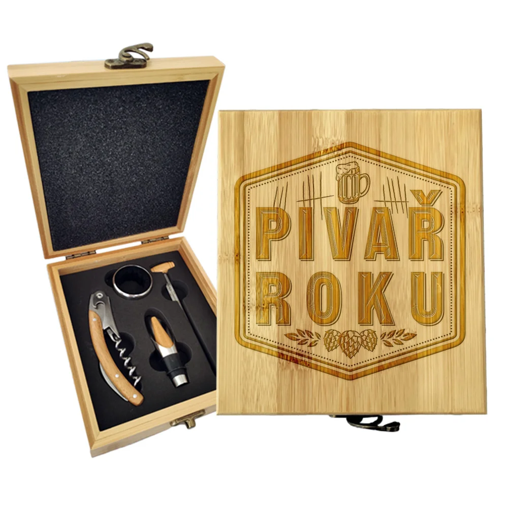 Sablio Dárková sada na víno Pivař roku: 147×168×49 mm
