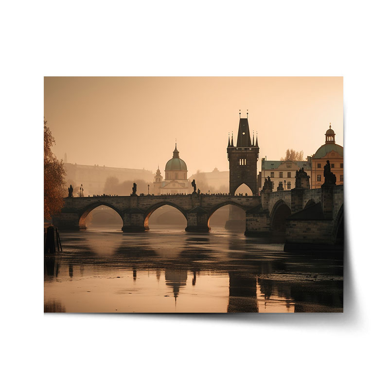Plakát Praha Karlův most 1 - 120x80 cm