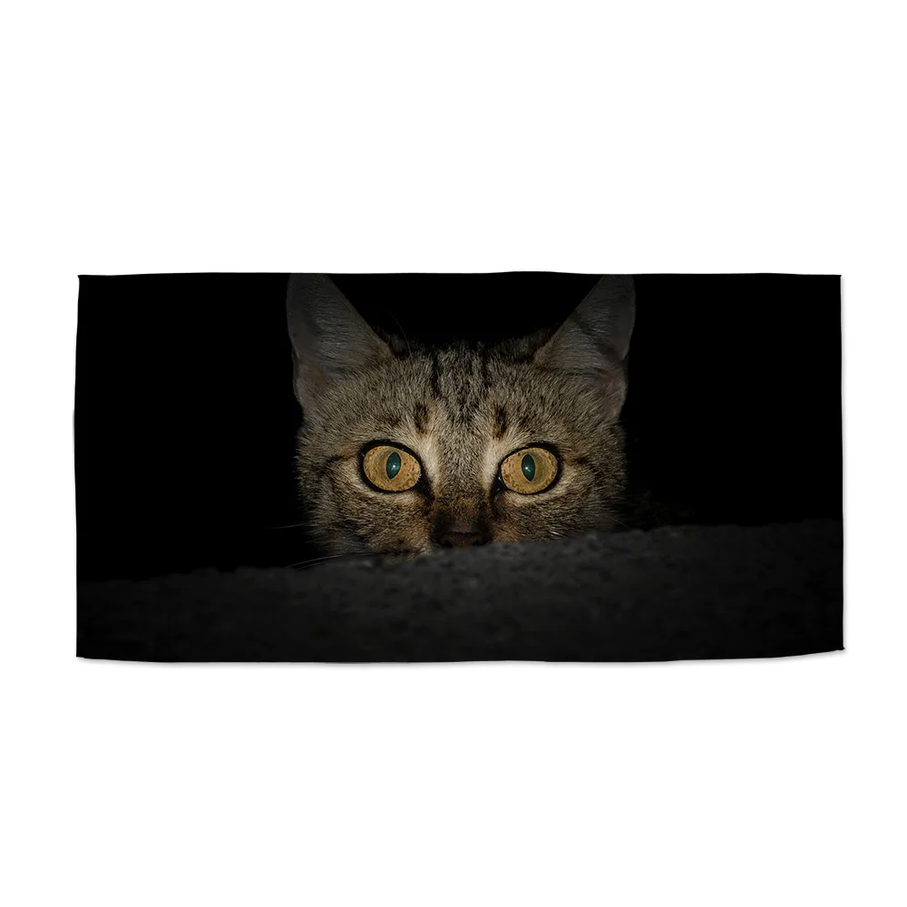 Sablio Ručník Kočka - 70x140 cm