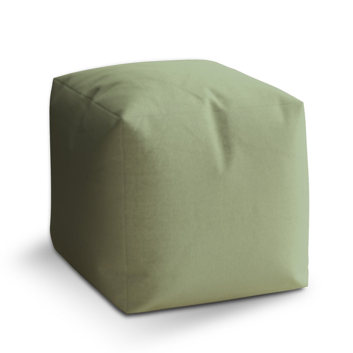 Sablio Taburet Cube Zelená serene: 40x40x40 cm