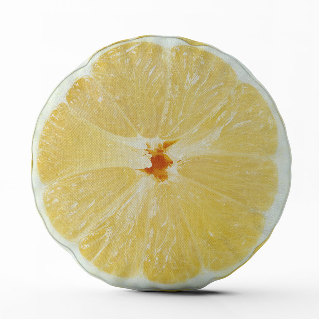 Sablio 3D polštář ve tvaru Citron