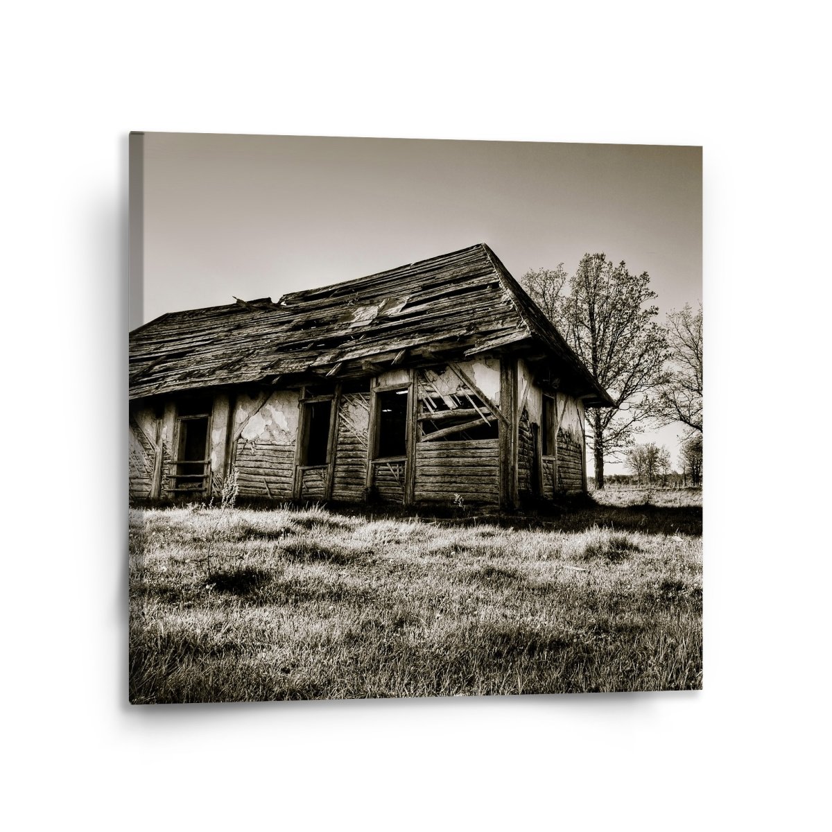 Obraz Starý dům - 110x110 cm