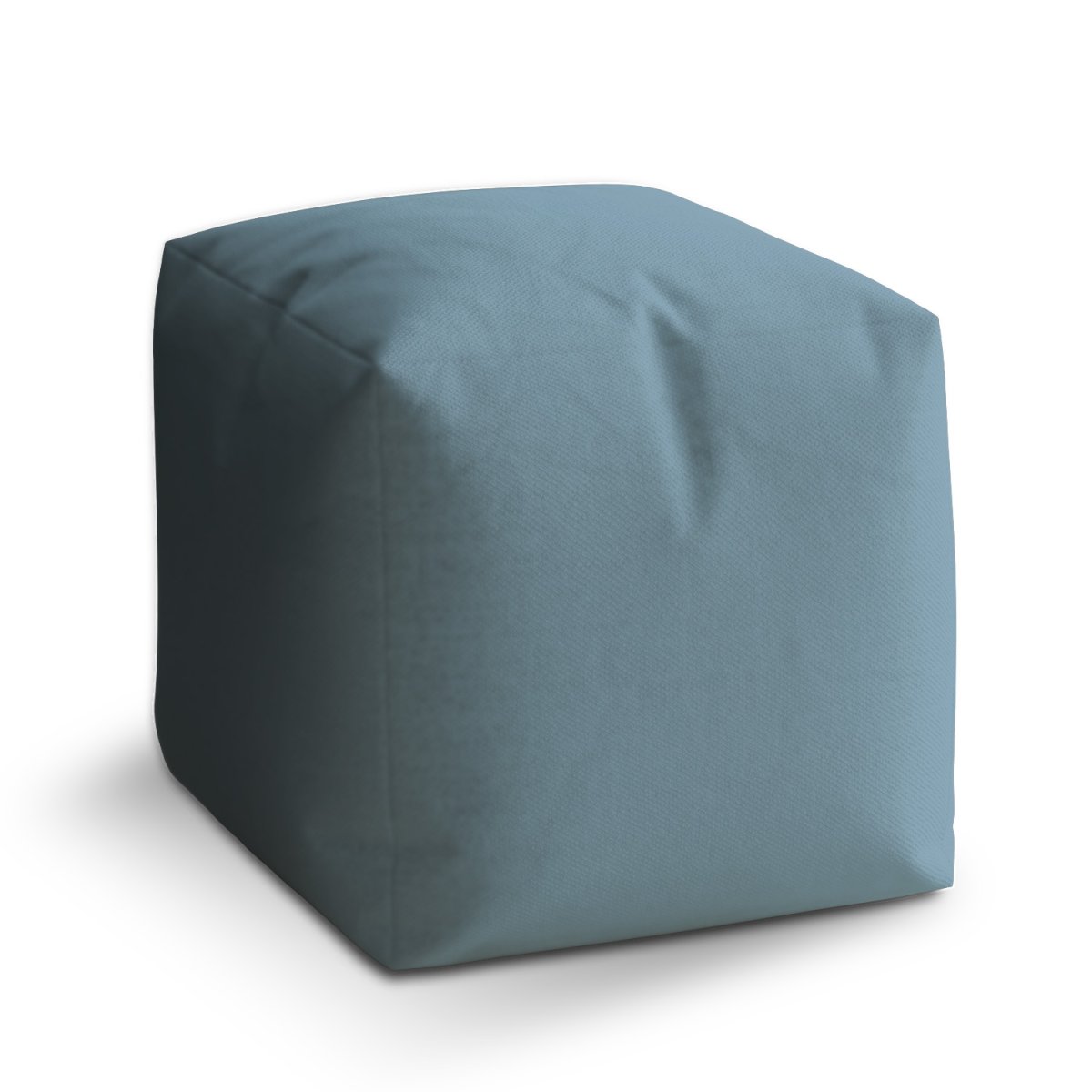 Sablio Taburet Cube Šedě modrá: 40x40x40 cm