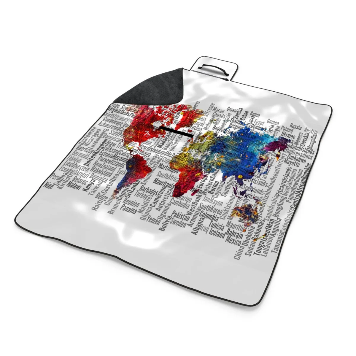 Sablio Plážová deka Jména států: 200x140 cm