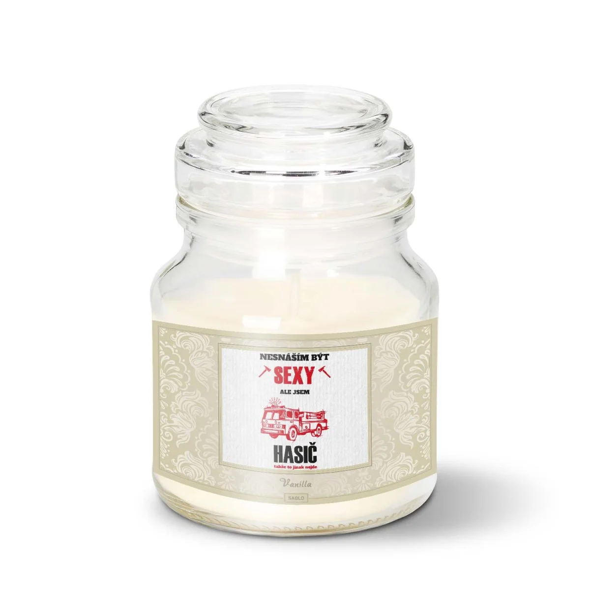 Sablio Svíčka Nesnáším být sexy, ale jsem hasič - 120 g