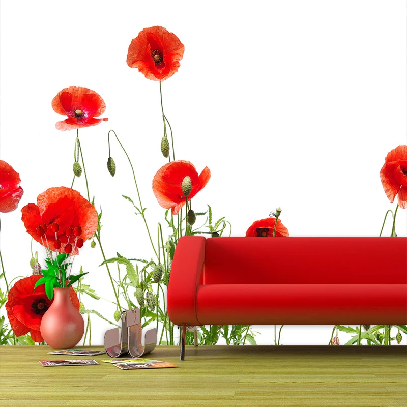 Tapeta Vlčí máky - 336x220 cm