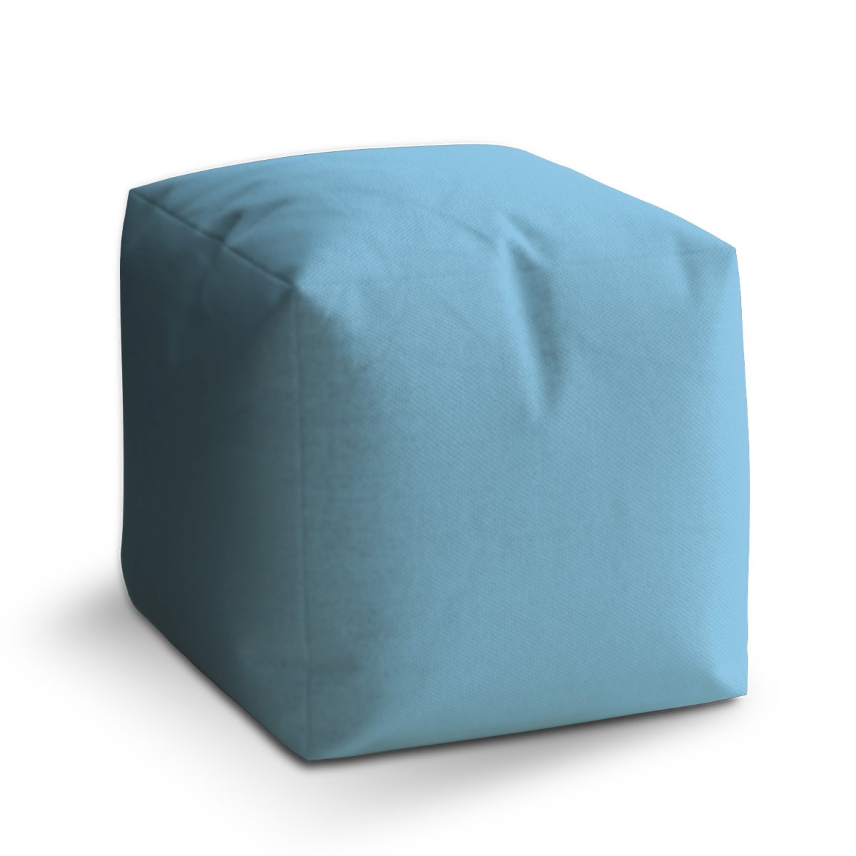 Sablio Taburet Cube Světle modrá: 40x40x40 cm