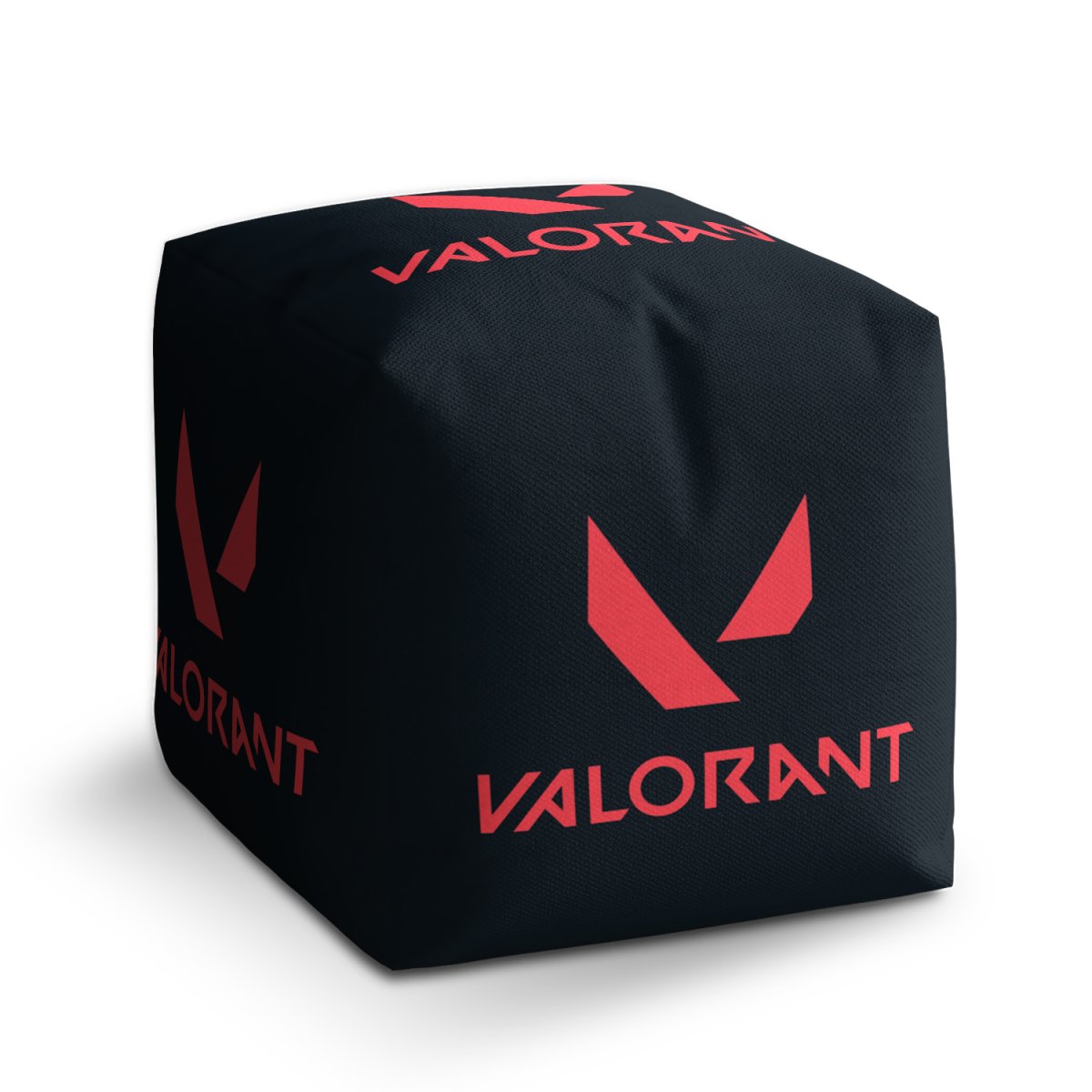 Sablio Taburet Cube VALORANT Black: 40x40x40 cm