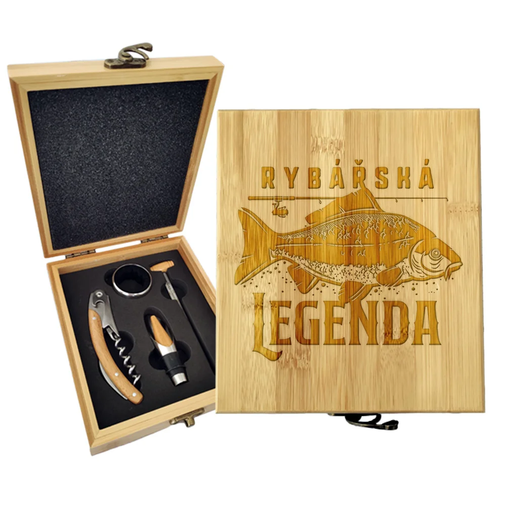 Sablio Dárková sada na víno Rybářská legenda: 147×168×49 mm