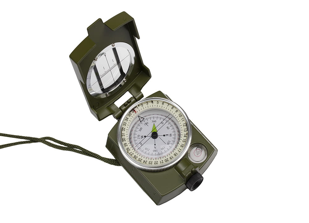 COMET Kovový kompas Comet zelený KP-004