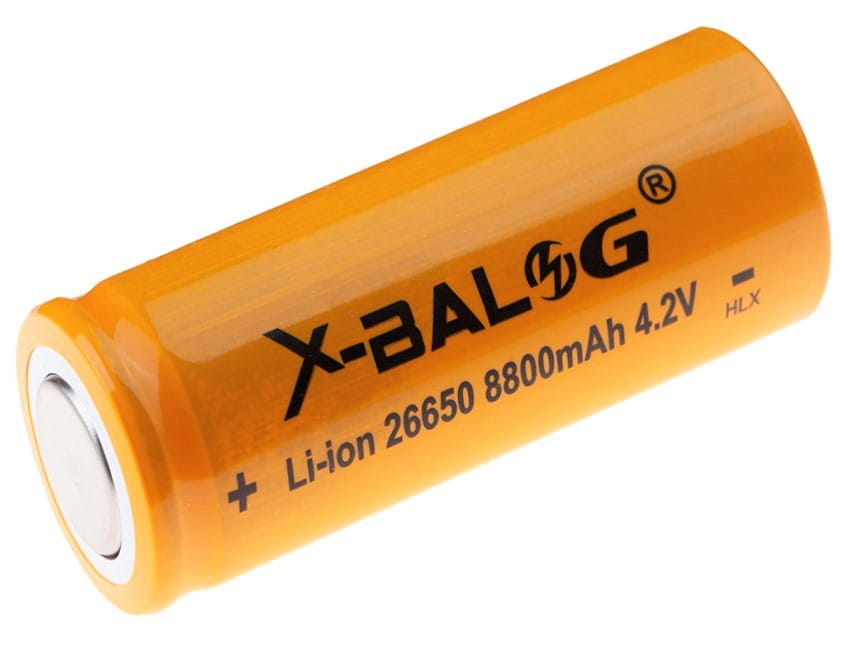 X-BALOG LI-ION baterie 26650 8800mAh 4,2V A-030