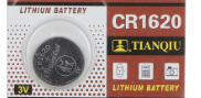 TIANQIU Baterie CR1620 3V - 1ks