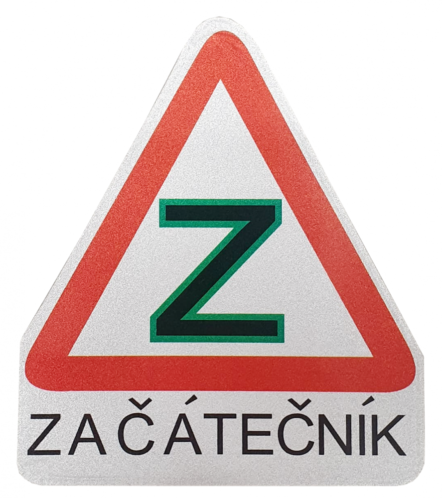 CARS Samolepka ZAČIATOČNÍK