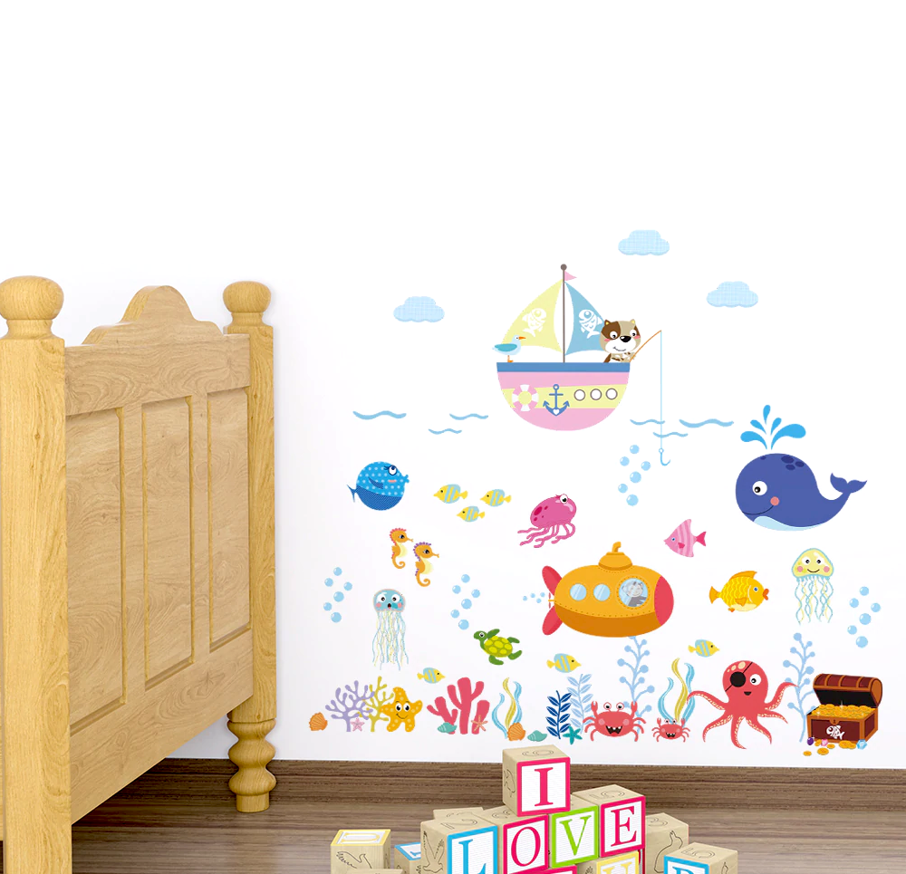 K&H Samolepky na zeď - Podmořský svět