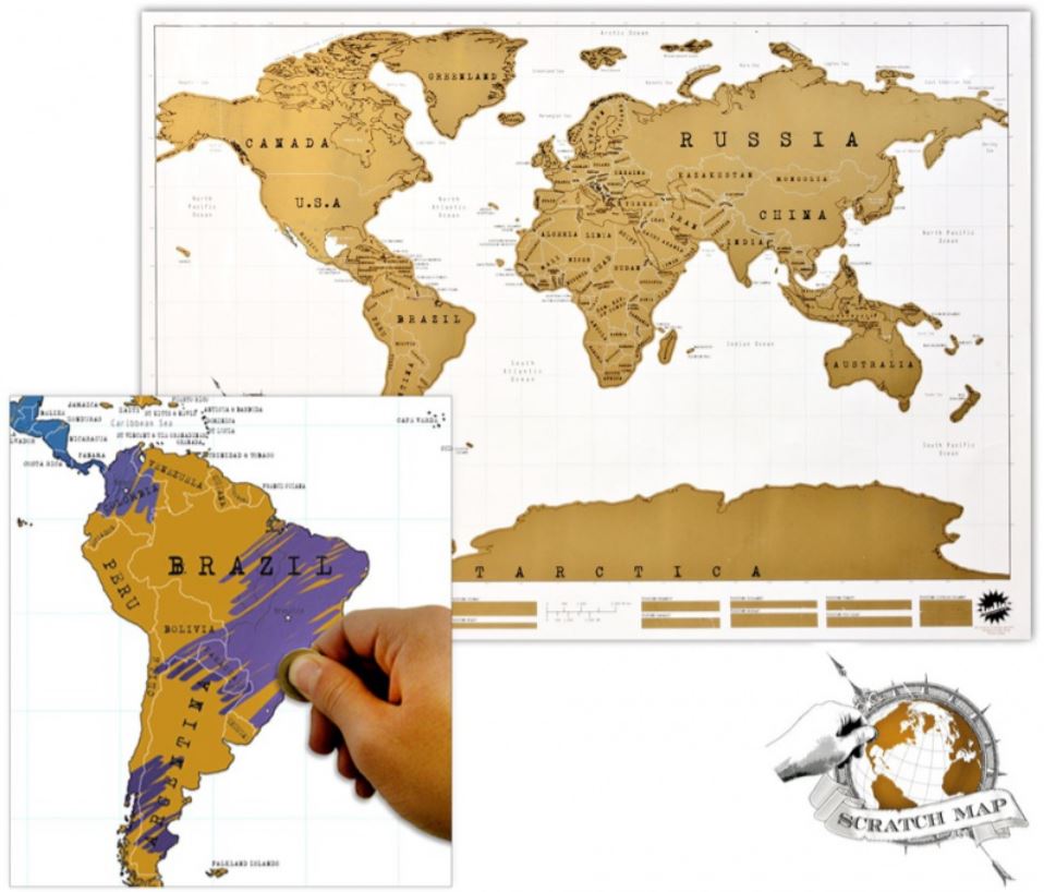 K&H Stieracie mapa sveta