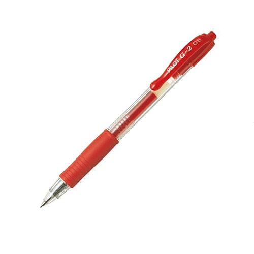 Kuličkové pero PILOT gelové BL-G2-5-R červené