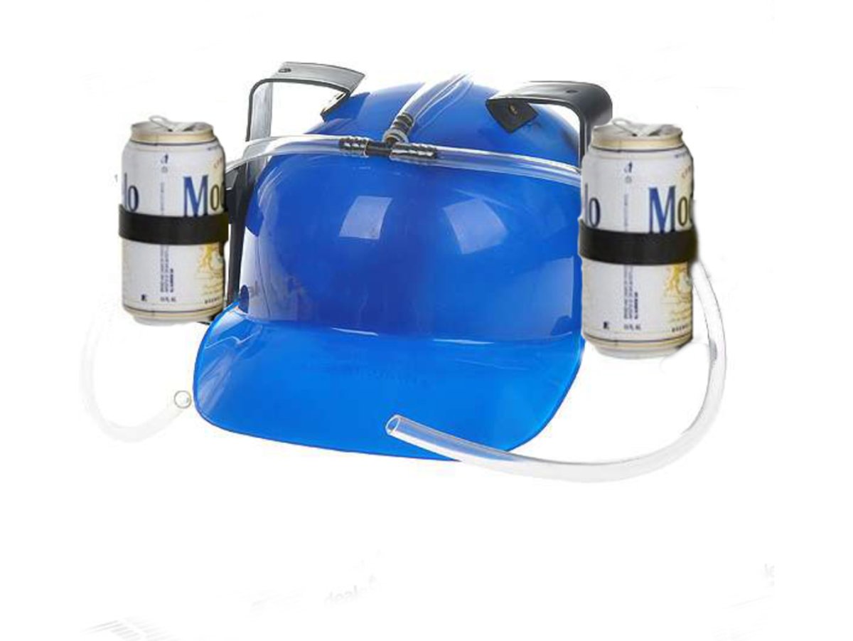 Pivní helma - modrá