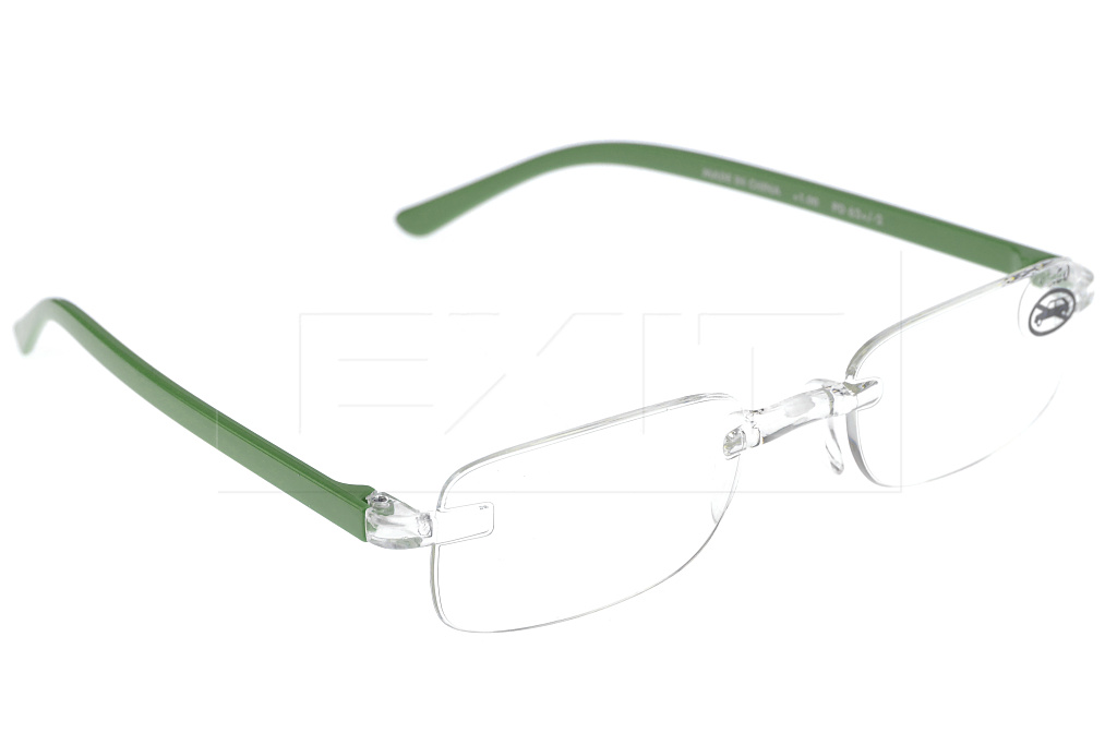 Fotografie Dioptrické decentní brýle EYE - Zelené +1.0