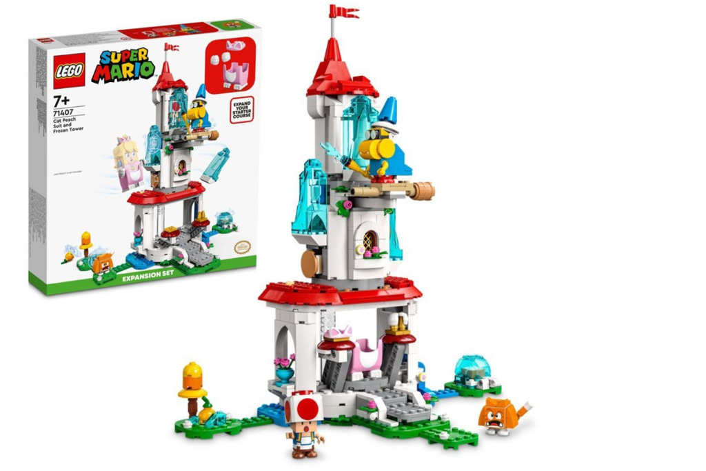 Fotografie LEGO® Super Mario™ 71407 Kočka Peach a ledová věž - Rozšiřující set