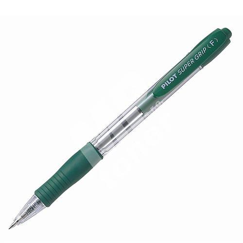 Kuličkové pero PILOT Super Grip F-zelené BPGP-10R