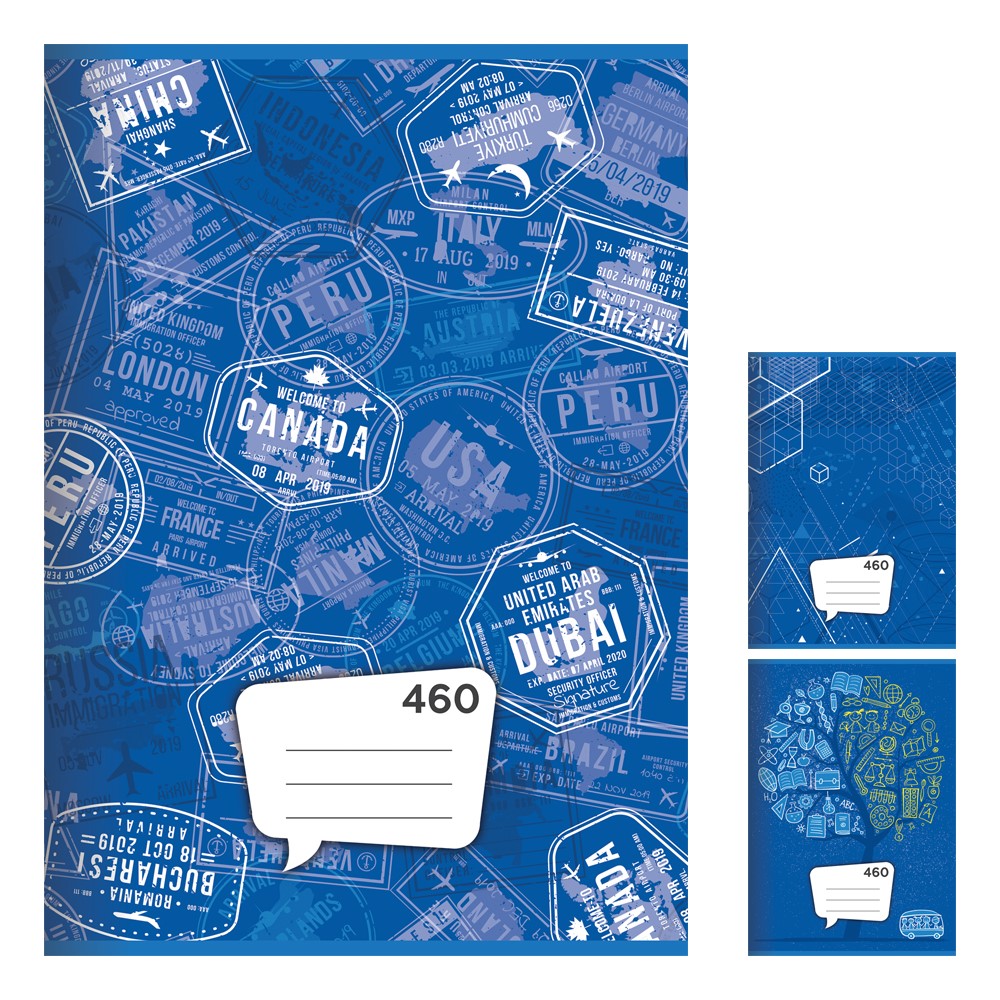 Sešit A4, 60 listů - čistý 460