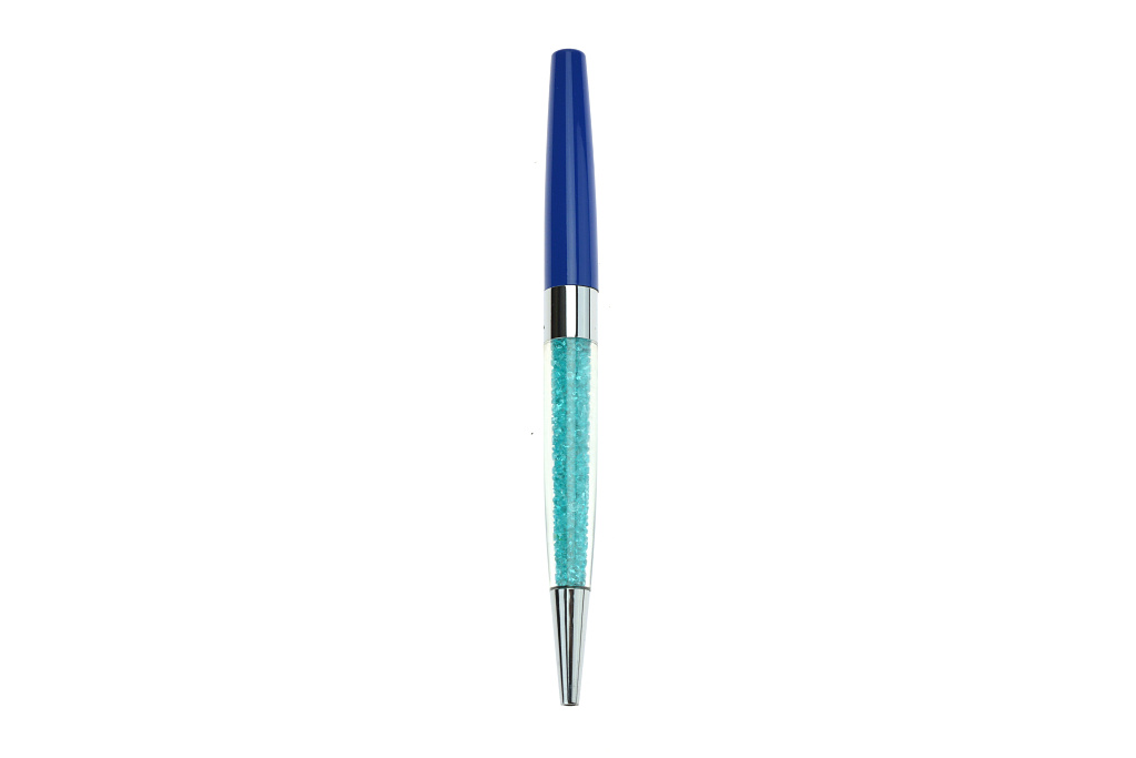 Pero kuličkové Krystal 0,7mm + pvc dárkový box, Modré