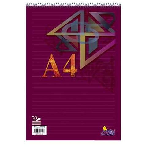 Blok A4 linka 70 listů horní spirála NOTES