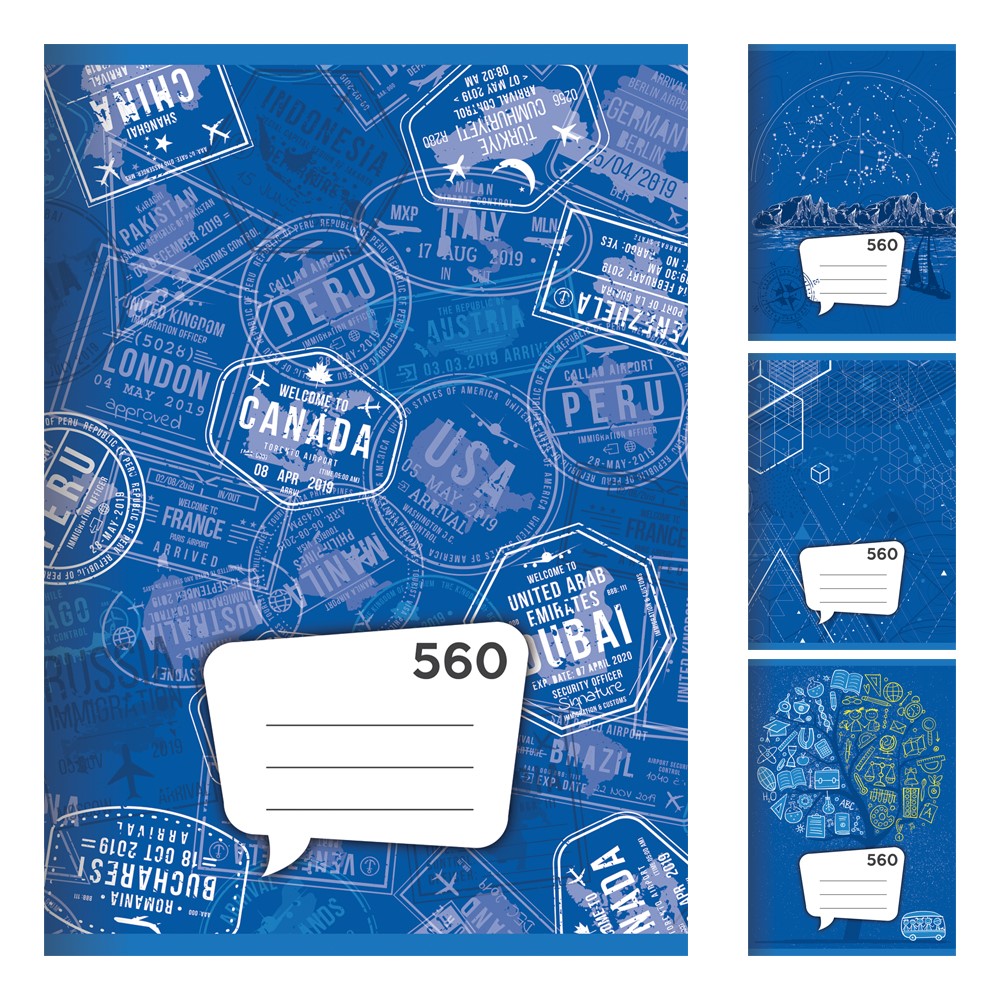 Sešit A5, 60 listů - čistý 560