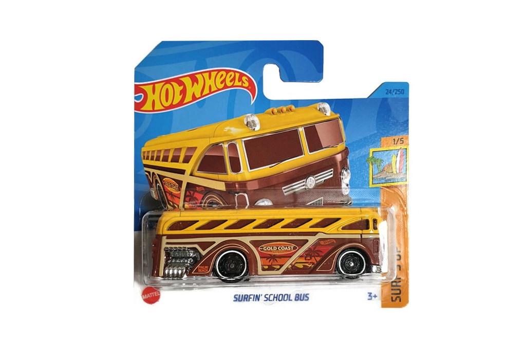 Hot Wheels angličák Surfin School Bus HKJ32