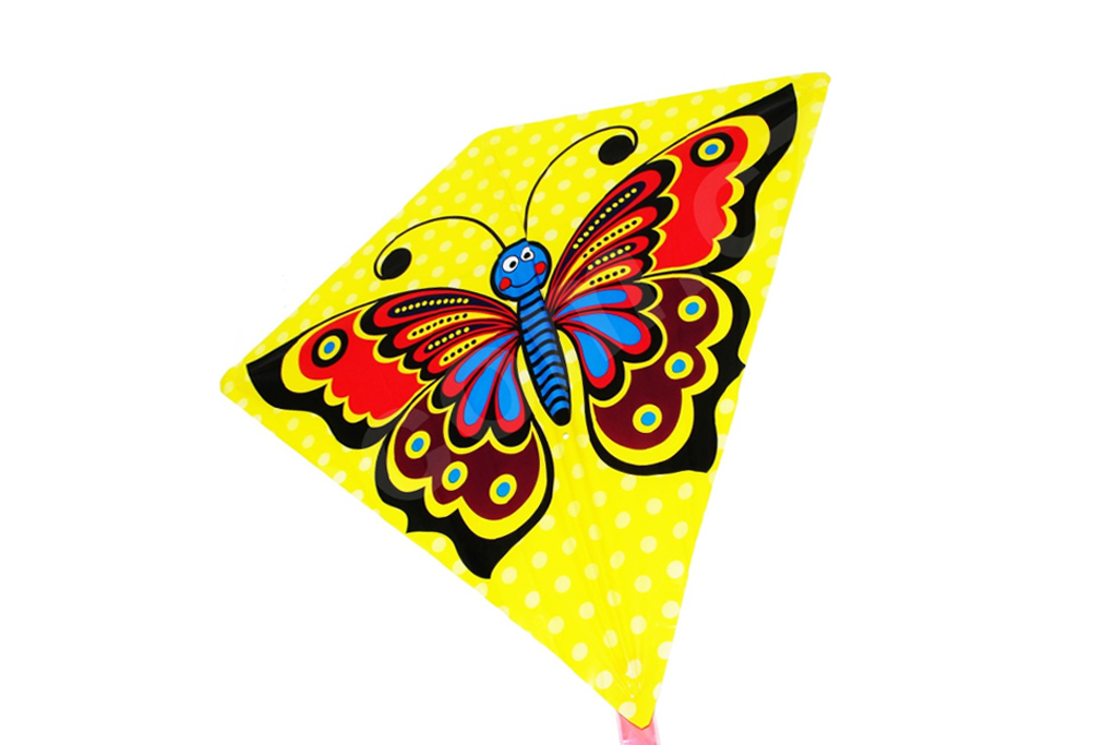 Létací drak 68 x 73 cm motýl