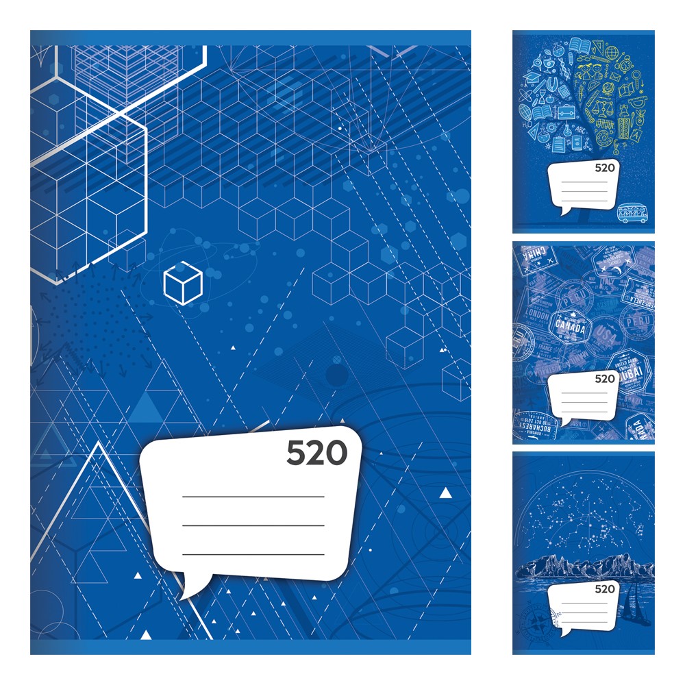 Sešit A5, 20 listů – čistý 520