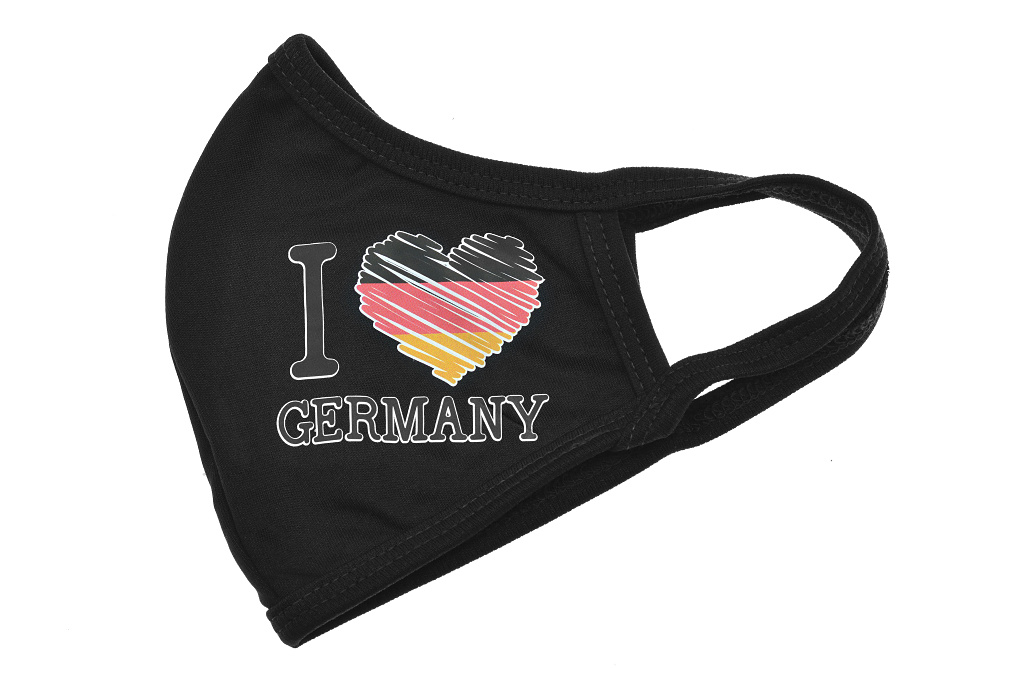 Fotografie Textilní rouška - I Love Germany