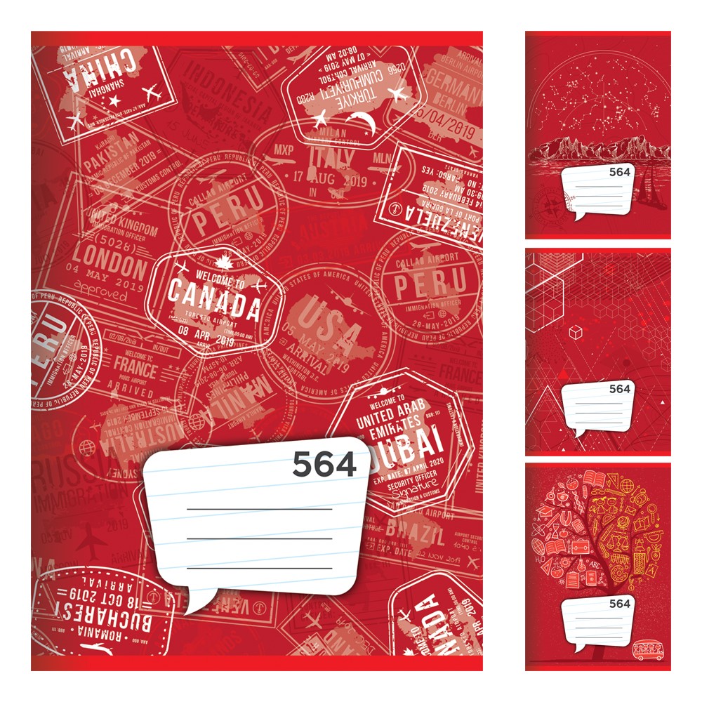 Sešit A5, 60 listů – linkový 564