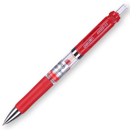 Kuličkové pero gelové - červené