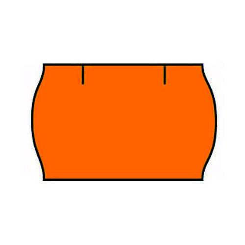 Etikety CONTACT-25x16 S oranžové oblé 40ks/K