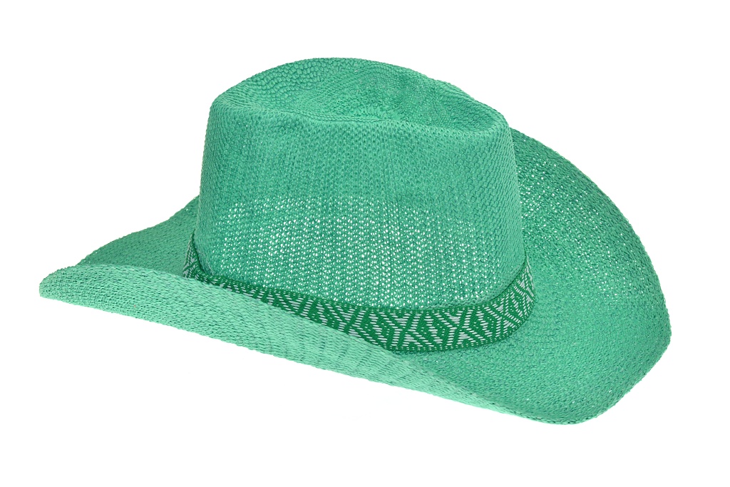 Fotografie Letní klobouk 38x36cm, 631557 - Zelený