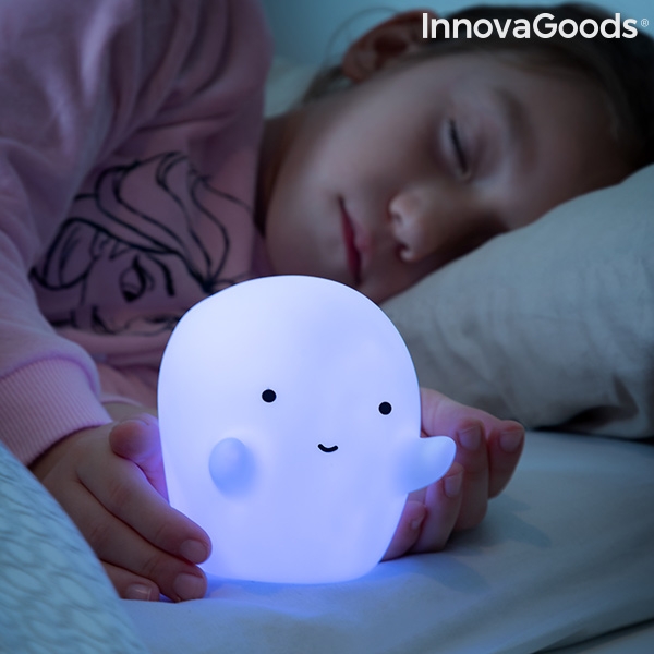 Fotografie Barevná LED lampa ve tvaru ducha Glowy InnovaGoods