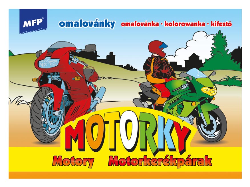 Fotografie MFP 5300268 omalovánky Motorky