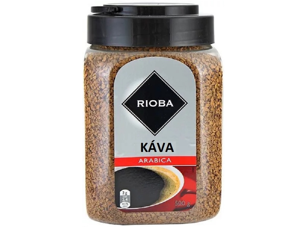 Rioba 100% Arabica instantní káva 500g | kavakafe.cz | Káva a kafe pro ...