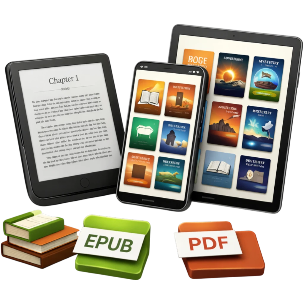 Jak vybrat e-knihu podle zařízení – EPUB a PDF pro čtečky e-knih, mobil a tablet