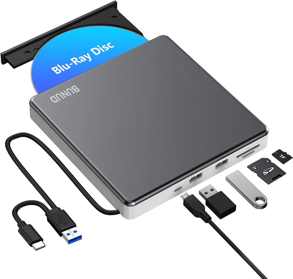 Přenosná externí mechanika k notebooku a MacBooku