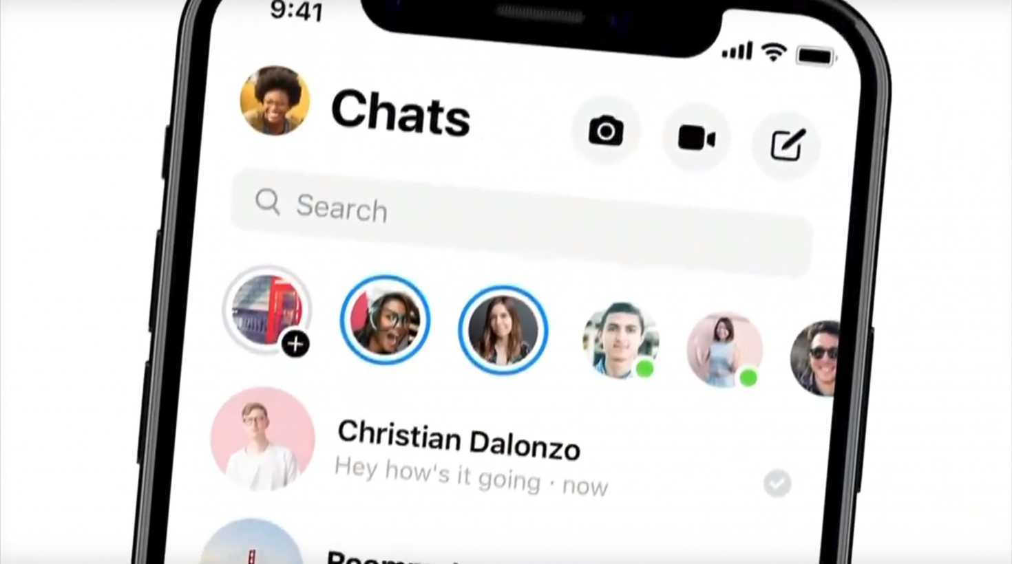 Nová verze Facebook Messenger